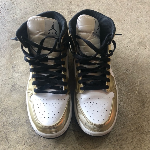 Air Jordan 1 metallic gold - Picture 2 of 7